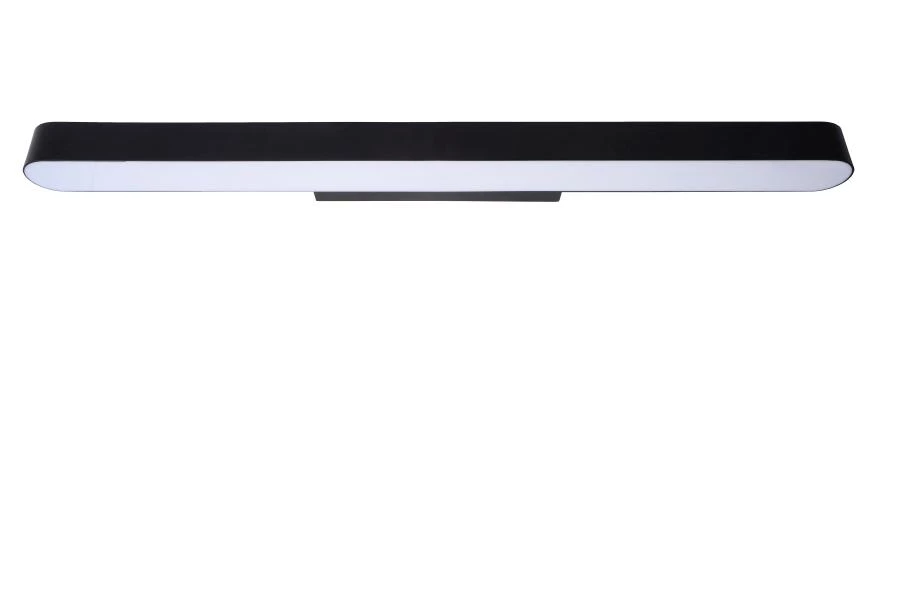 Lucide MADELON - Wandlamp Badkamer - LED - 1x18W 2700K - IP44 - Zwart - uit